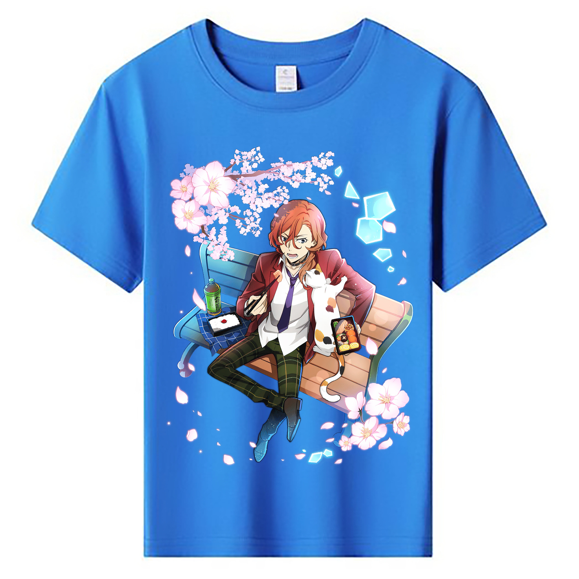 （画像用） 文豪ストレイドッグス Bungo Stray Dogs 綿100％キッズTシャツ（フロントプリント）